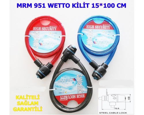 WETTO HALAT KİLİT 15*100 MRM-951