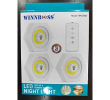 PİLLİ ÜÇLÜ LED SPOT WİNBOSS