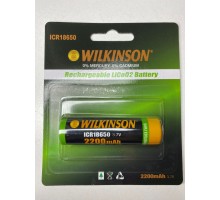 Wilkinson 3.7 Volt 18650 Şarjlı Pil