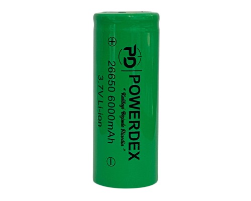 Powerdex 26650 3.7 Volt 4800 mAh Şarjlı Pil