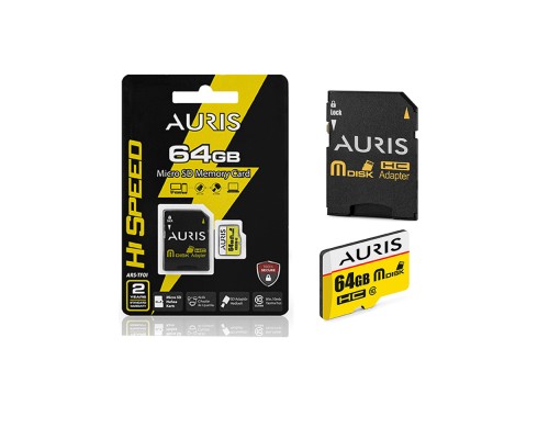 AURİS 64 GB MİCRO SD HAFIZA KARTI AURİS 64 GB MİCRO SD HAFIZA KARTI