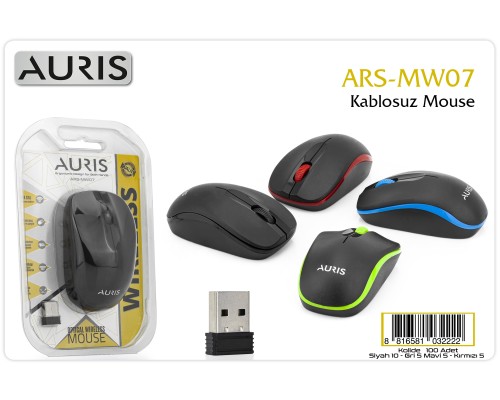 AURIS MW07 KABLOSUZ MOUSE 