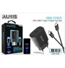 AURİS CH25  TYPEC- TYPE C SARJ ALETİ SETİ